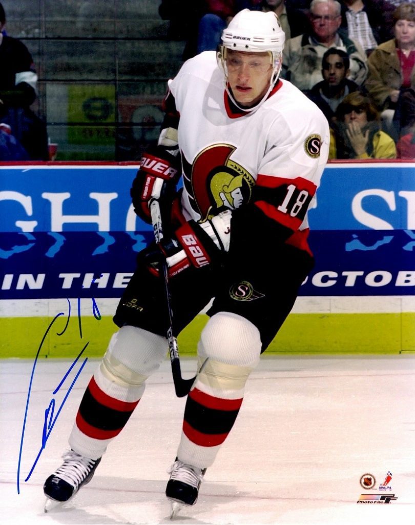 Autographed Marian Hossa X Ottawa Senators Photo Main Line Autographs