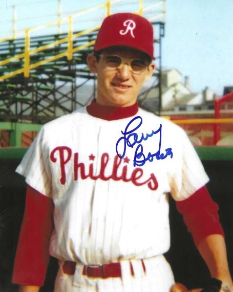 AUTOGRAPHED LARRY BOWA 8X10 Reading Phillies Photo Main Line Autographs