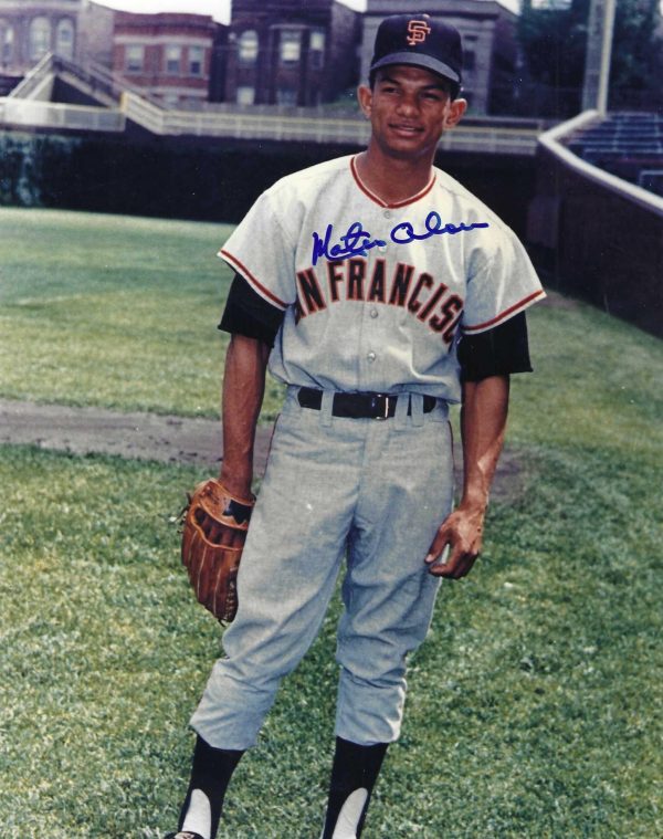 AUTOGRAPHED MATTY ALOU 8X10 San Francisco Giants Photo