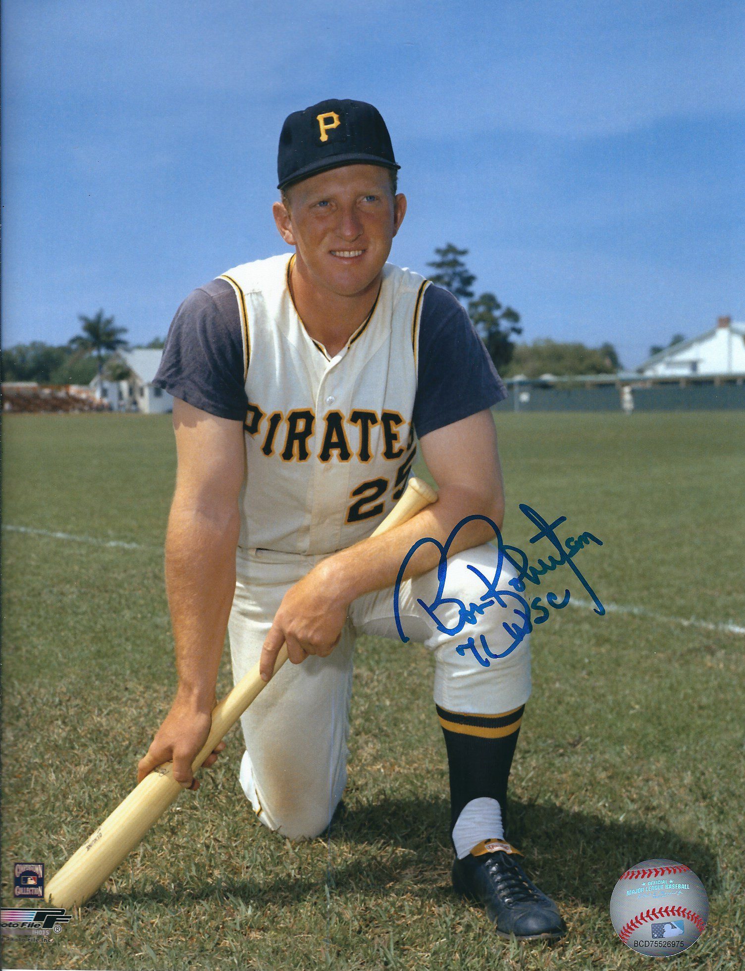 Autographed Bob Robertson Pittsburgh Pirates 11x14 Photo - Main Line  Autographs