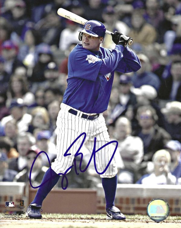 AUTOGRAPHED JEROMY BURNITZ 8X10 Chicago Cubs Photo