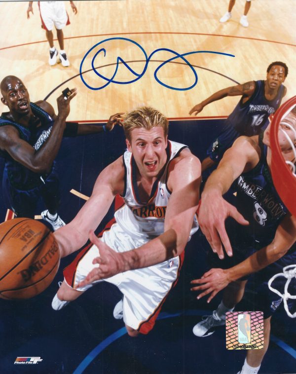 AUTOGRAPHED TROY MURPHY 8x10 Golden State Warriors Photo