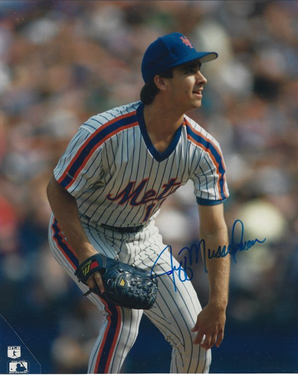 AUTOGRAPHED JEFF MUSSELMAN 8x10 New York Mets photo