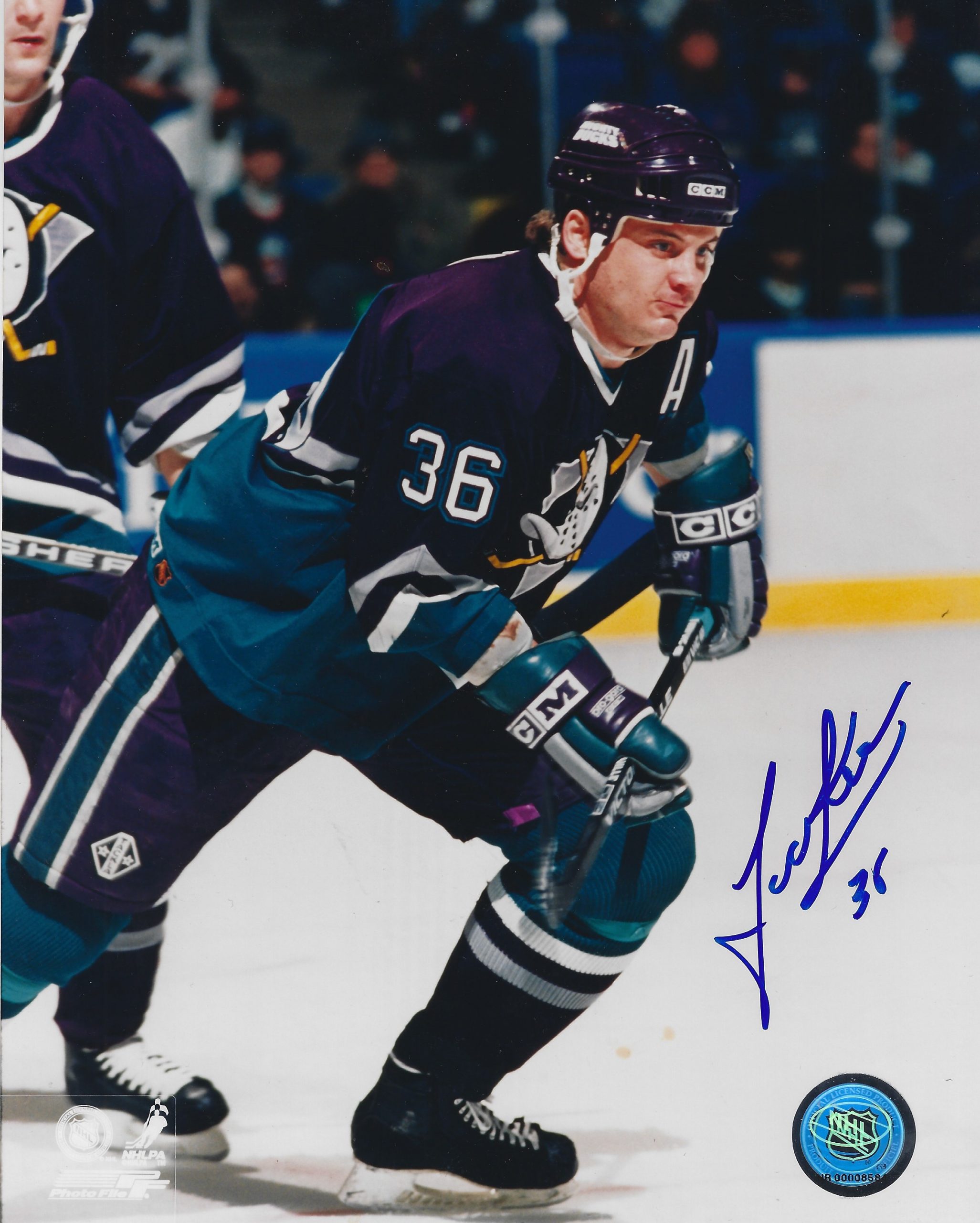 Teemu Selanne Anaheim Ducks Autographed Signed Hockey 8x10 Photo