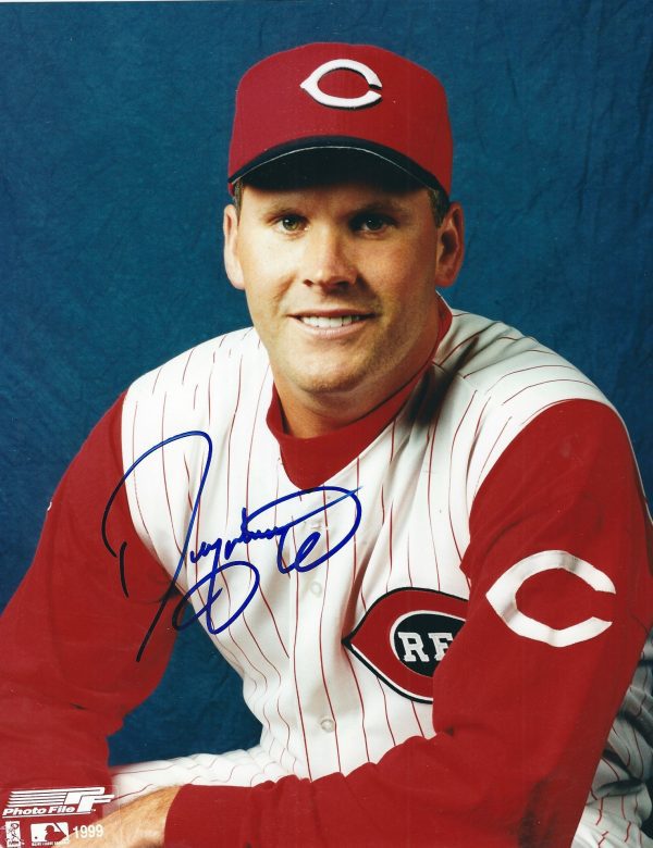 AUTOGRAPHED DENNY NEAGLE 8X10 Cincinnati Reds Photo