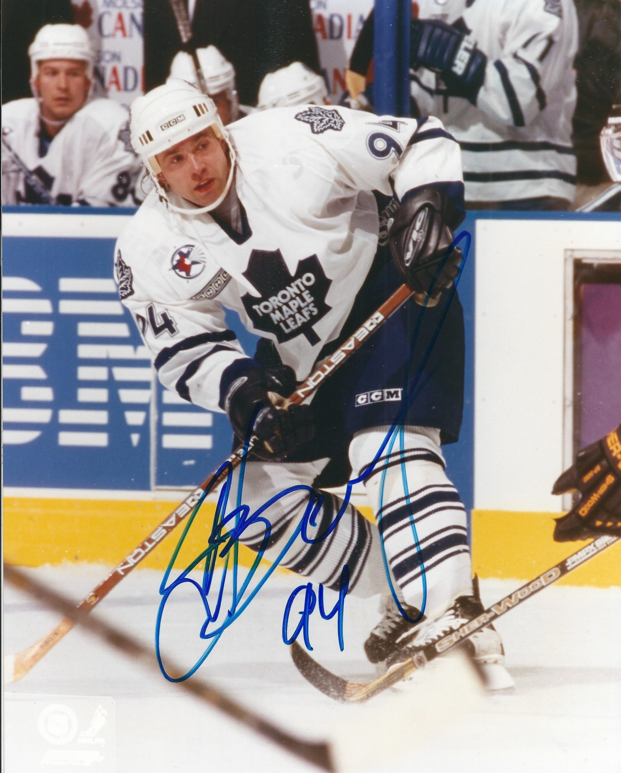 Autographed SERGEI BEREZIN 8x10 Toronto Maple Leafs photo - Main