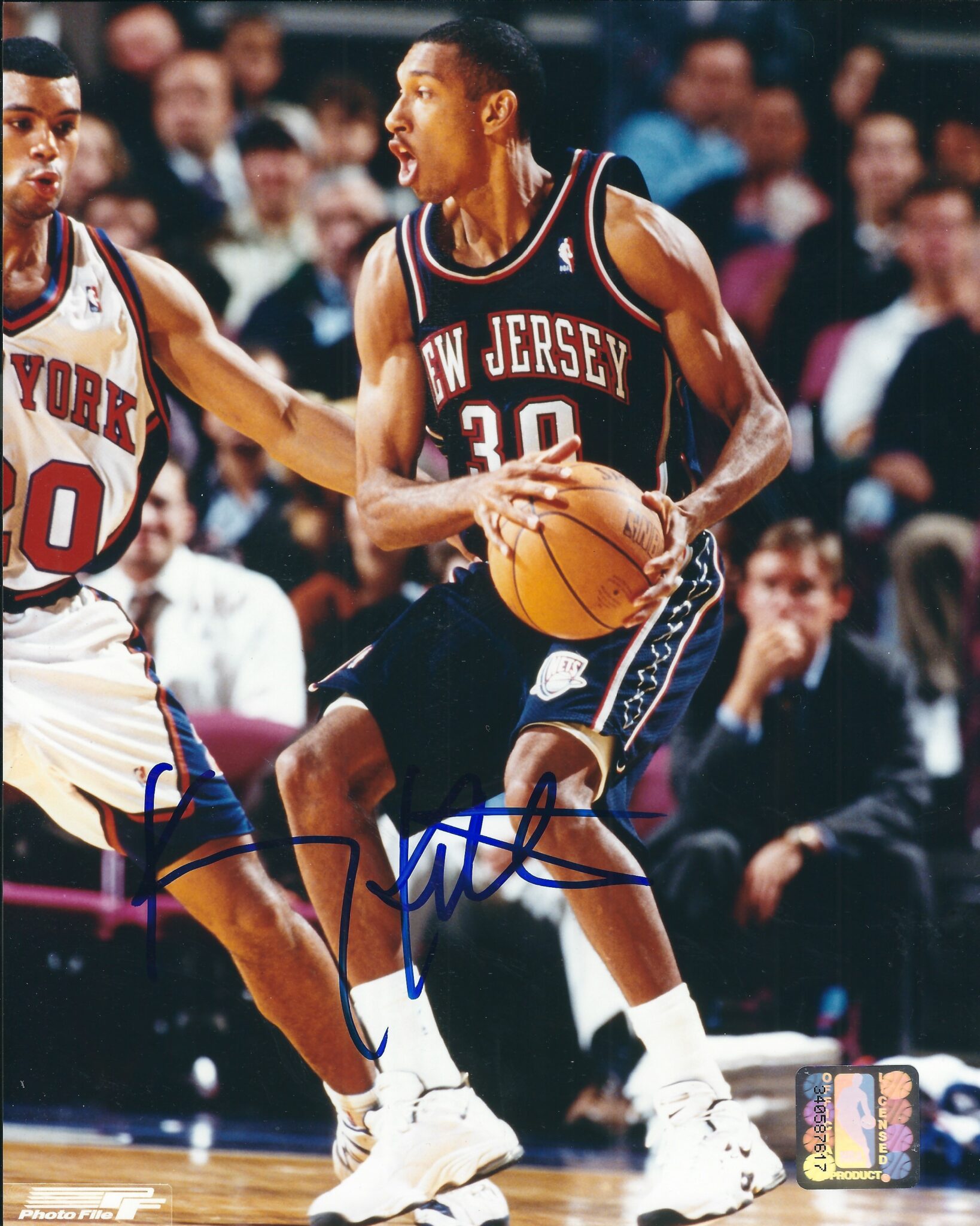 Autographed KERRY KITTLES 8X10 New Jersey Nets Photo - Main Line Autographs