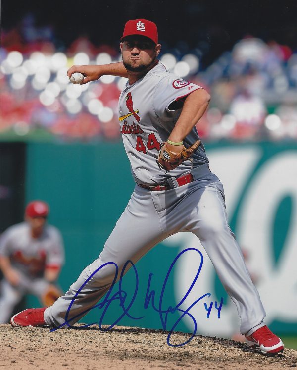 AUTOGRAPHED EDWARD MUJICA 8X10 St. Louis Cardinals photo