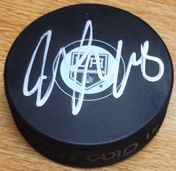 Autographed JAKE MUZZIN Los Angeles Kings Hockey Puck