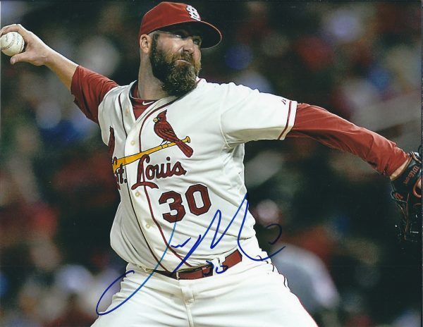 AUTOGRAPHED  JASON MOTTE 8X10 St. Louis Cardinals photo