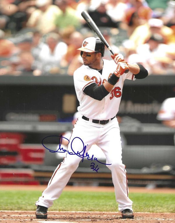 AUTOGRAPHED  CHRIS DICKERSON 8X10 Baltimore Orioles Photo