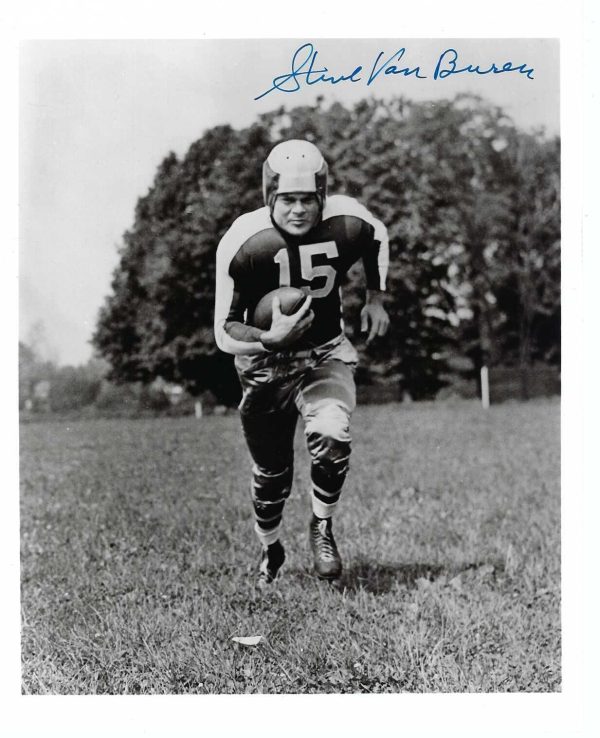 Autographed STEVE VAN BUREN  8X10 Philadelphia Eagles Photo