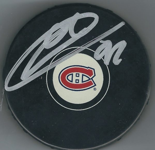 Autographed JONATHAN DROUIN Montreal Canadiens Hockey Puck