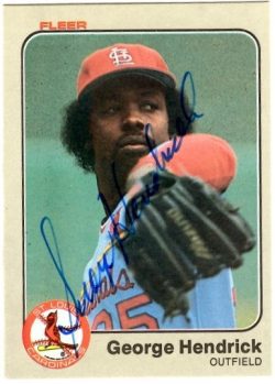 Autographed LAMARR HOYT 1983 FLEER Card