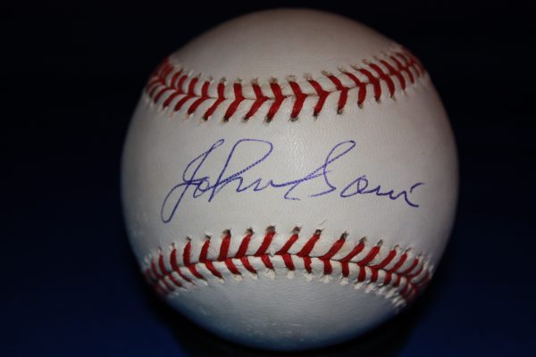 Autographed JOHNNY SAIN Official Major League Baseball