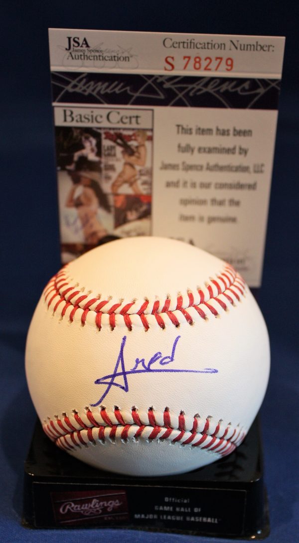 Autographed Amed Rosario  Official Rawlings  MLB Baseball - JSA Authenticated