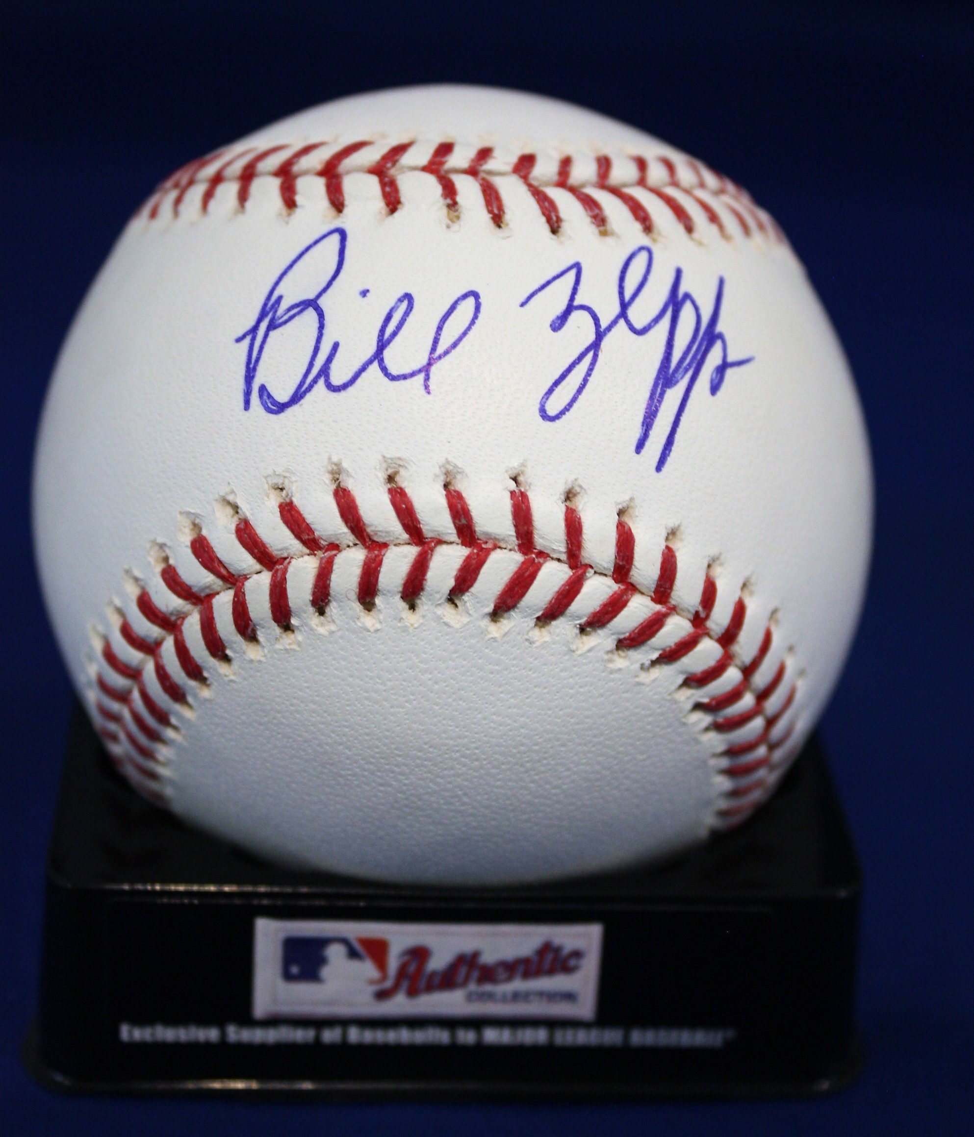 Autographed Bill Zepp Official Major League Baseball | Main Line Autographs