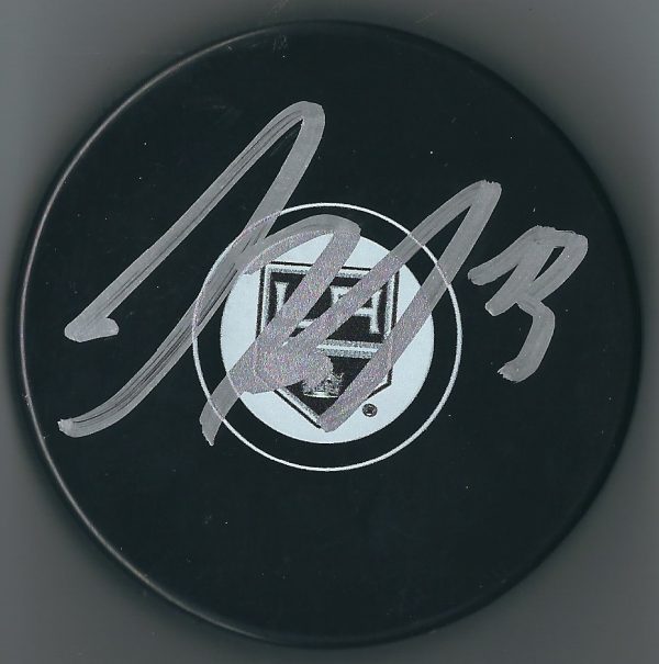 Autographed TYLER TOFFOLI Los Angeles Kings Hockey Puck