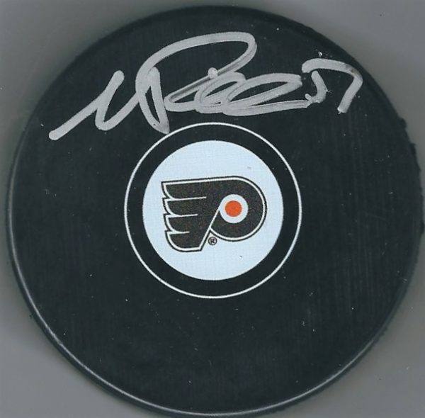 Autographed VALTTERI FILPPULA Philadelphia Flyers Hockey Puck