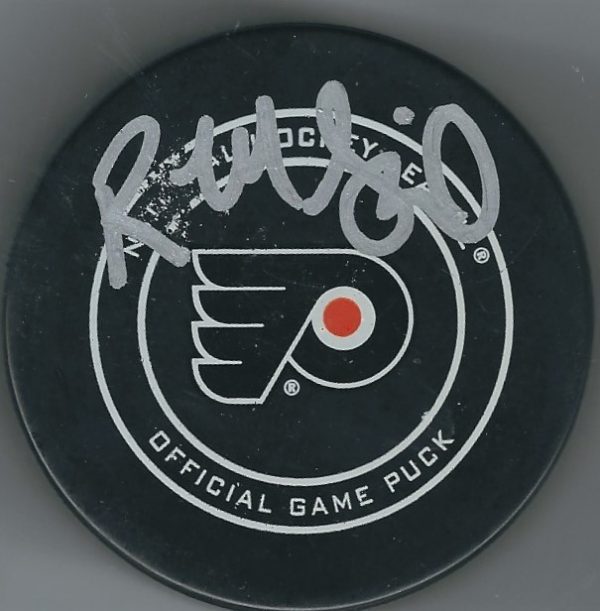 Autographed RYAN MCGILL Philadelphia Flyers Game Hockey Puck