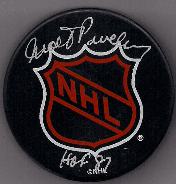 AUTOGRAPHED MATT PAVELICH Hockey Puck