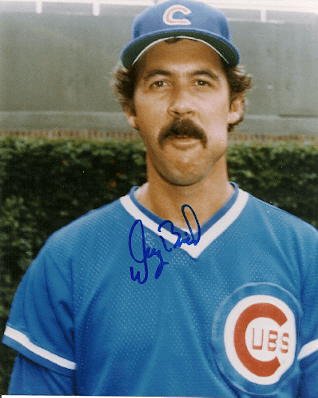 AUTOGRAPHED JODY DAVIS 8x10 Chicago Cubs Photo - Main Line Autographs