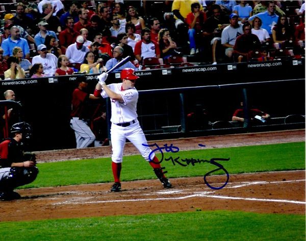 AUTOGRAPHED  photo JEFF KEPPINGER Cincinnati Reds