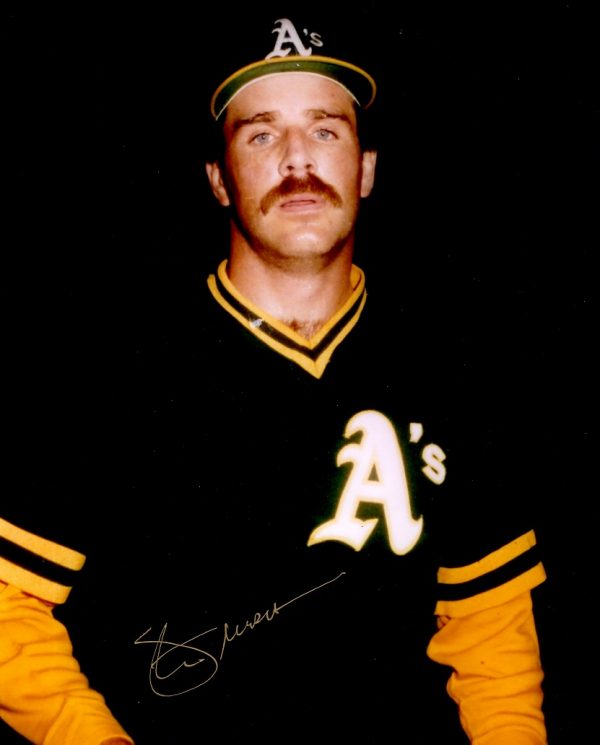 AUTOGRAPHED STEVE MURA  8X10 Oakland A's Photo