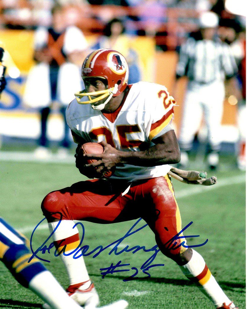 Autographed JOE WASHINGTON 8x10 Washington Redskins Photo - Main Line  Autographs
