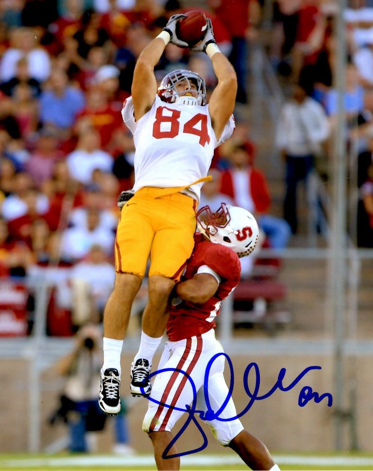 Autographed ANTHONY DAVIS USC Trojans 8X10 Photo - Main Line Autographs