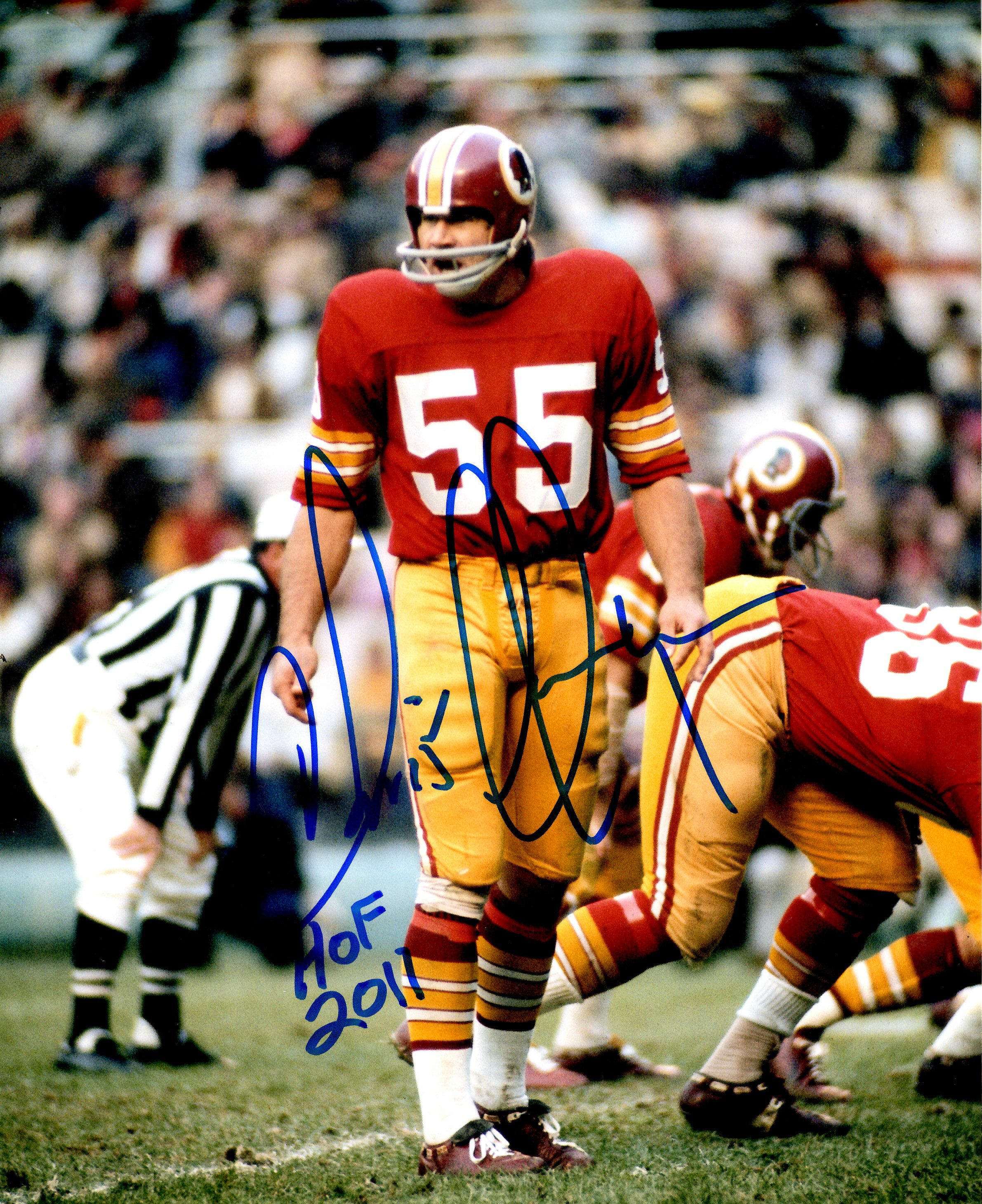 Autographed CHRIS HANBURGER 8x10 Washington Redskins Photo - Main Line  Autographs