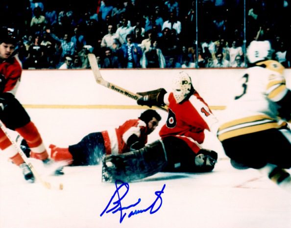 Autographed BERNIE PARENT Philadelphia Flyers 8x10 Photo - Main Line ...