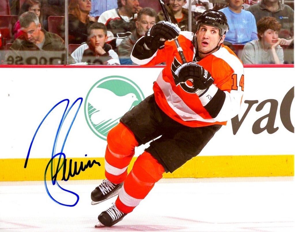 Autographed Ian Laperriere 8x10 Photo - Philadelphia Flyers - Main Line 