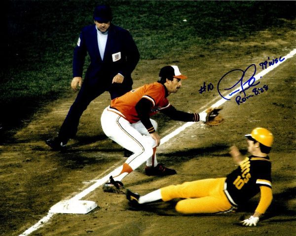 Autographed TIM FOLI  8X10 Pittsburgh Pirates Photo