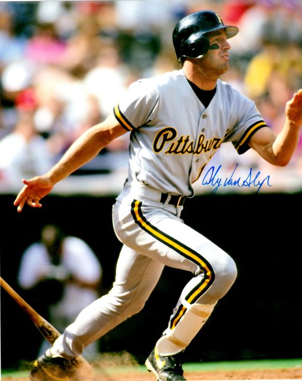 Andy Van Slyke Pittsburgh Pirates 8X10 Photo 