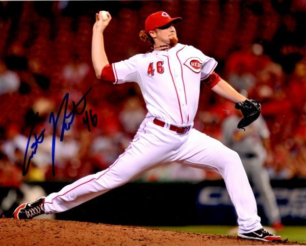 AUTOGRAPHED CURTIS PARTCH 8X10 photo  Cincinnati Reds