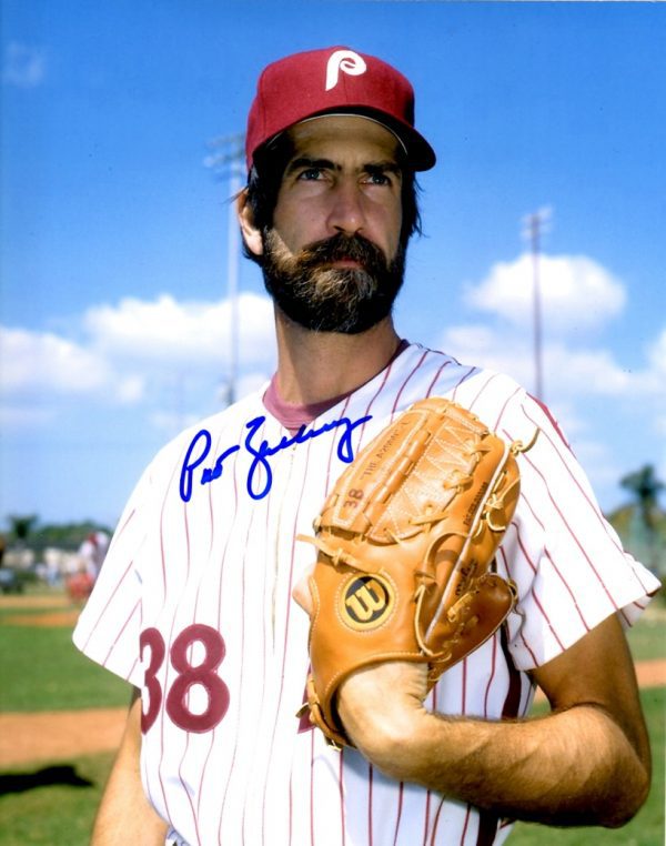 AUTOGRAPHED PAT ZACHRY 8X10 Philadelphia Phillies Photo