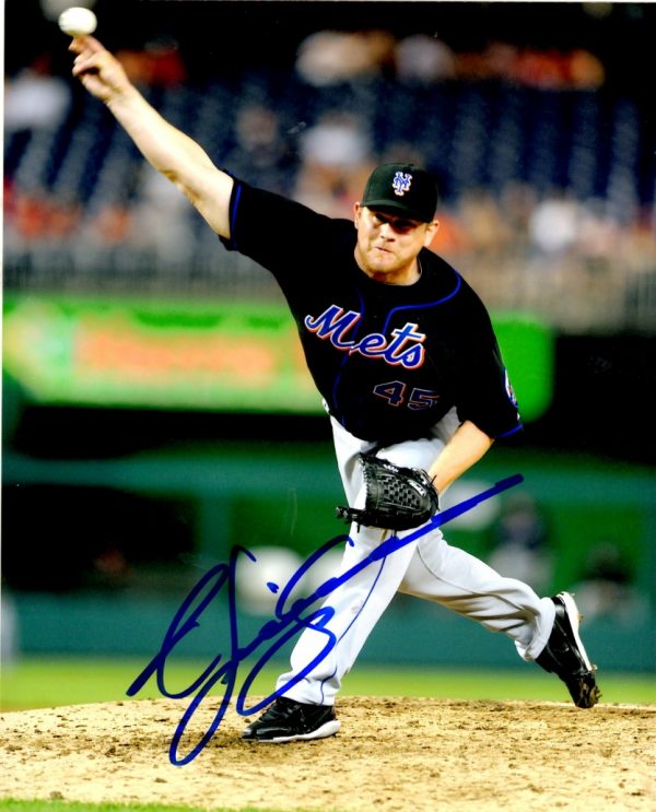 AUTOGRAPHED JASON ISRINGHAUSEN 8X10 New York Mets photo