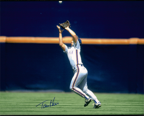 AUTOGRAPHED TOMMY HERR New York Mets photo