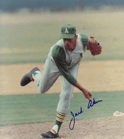 AUTOGRAPHED SAL BANDO 8X10 Oakland A's Photo - Main Line Autographs