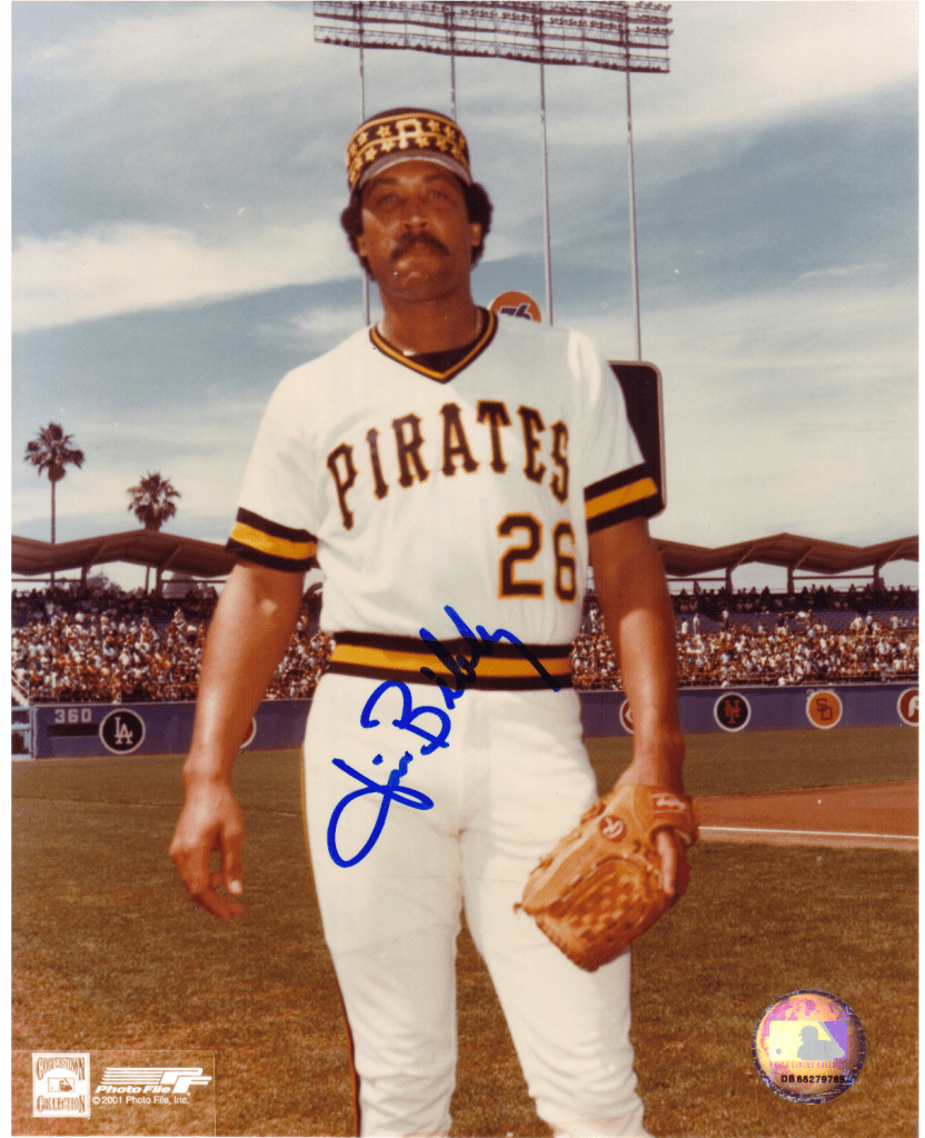 AUTOGRAPHED SIGNED photo JIM BIBBY Pirates - Main Line Autographs