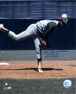 1969 OAKLAND ATHLETICS BLUE MOON ODOM 8x10