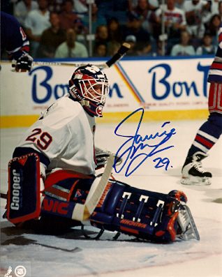 Autographed DENIS POTVIN 8X10 New York Islanders Photo - Main Line  Autographs