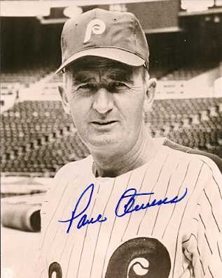 AUTOGRAPHED PAUL OWENS photo Philadelphia Phillies - Main Line Autographs