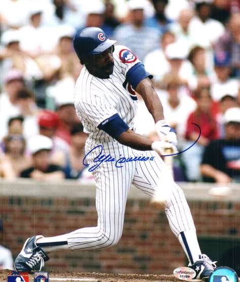 Autographed Lee Smith 8X10 Chicago Cubs Photo