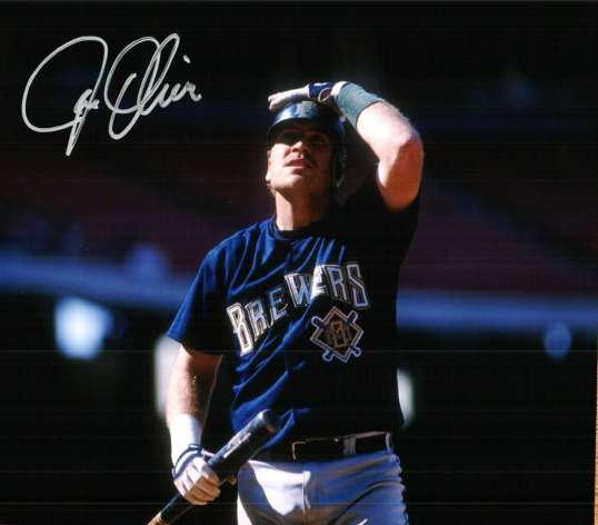 AUTOGRAPHED photo JIM GANTNER Milwaukee Brewers - Main Line Autographs