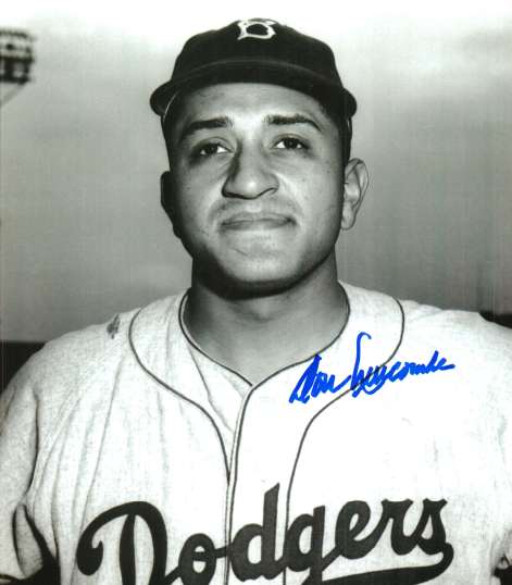Autographed Don Newcombe Photo