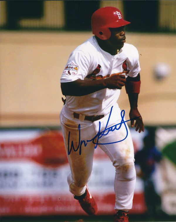 AUTOGRAPHED  WAYNE KIRBY 8X10 St. Louis Cardinals photo