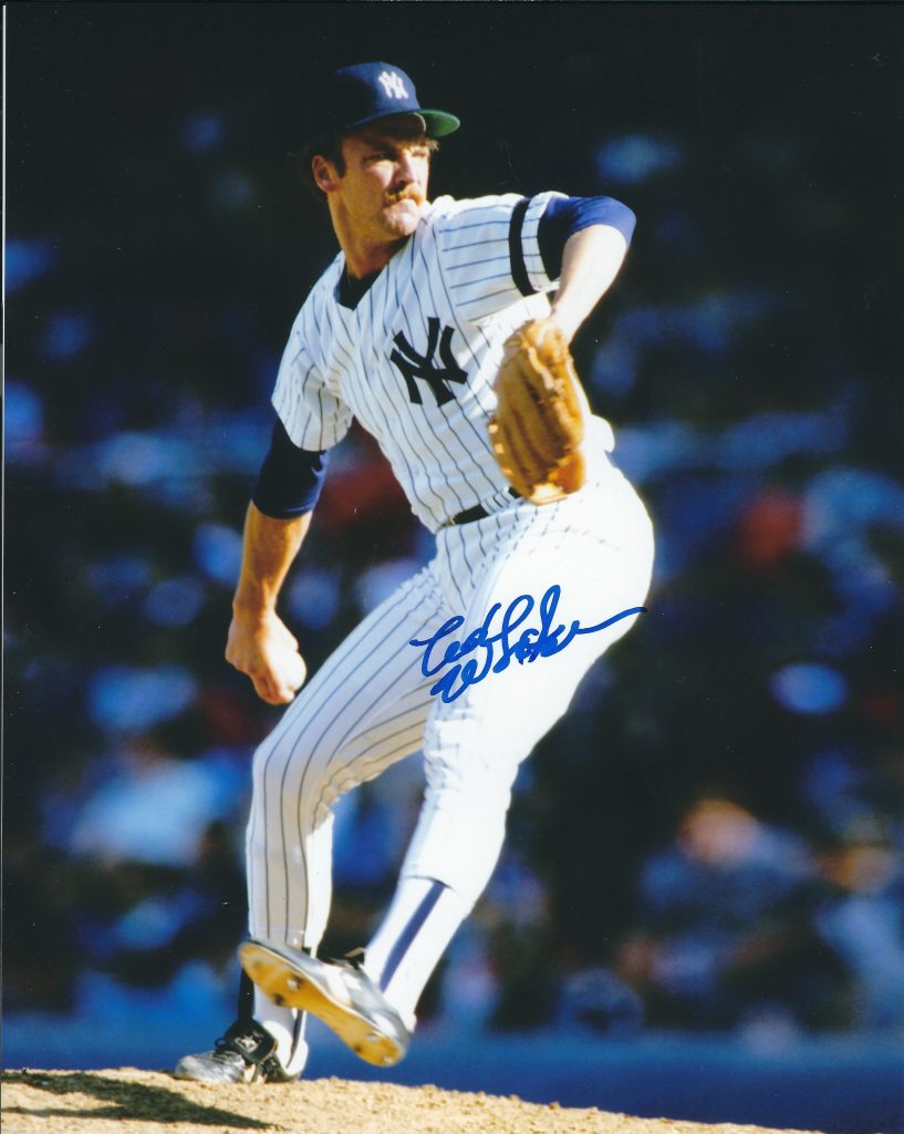 AUTOGRAPHED ED WHITSON 8X10 NEW YORK YANKEES photo - Main Line Autographs