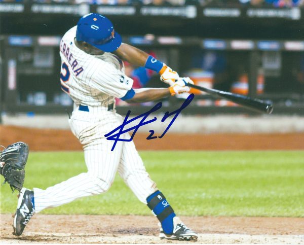 AUTOGRAPHED DILSON HERRERA 8X10 New York Mets photo